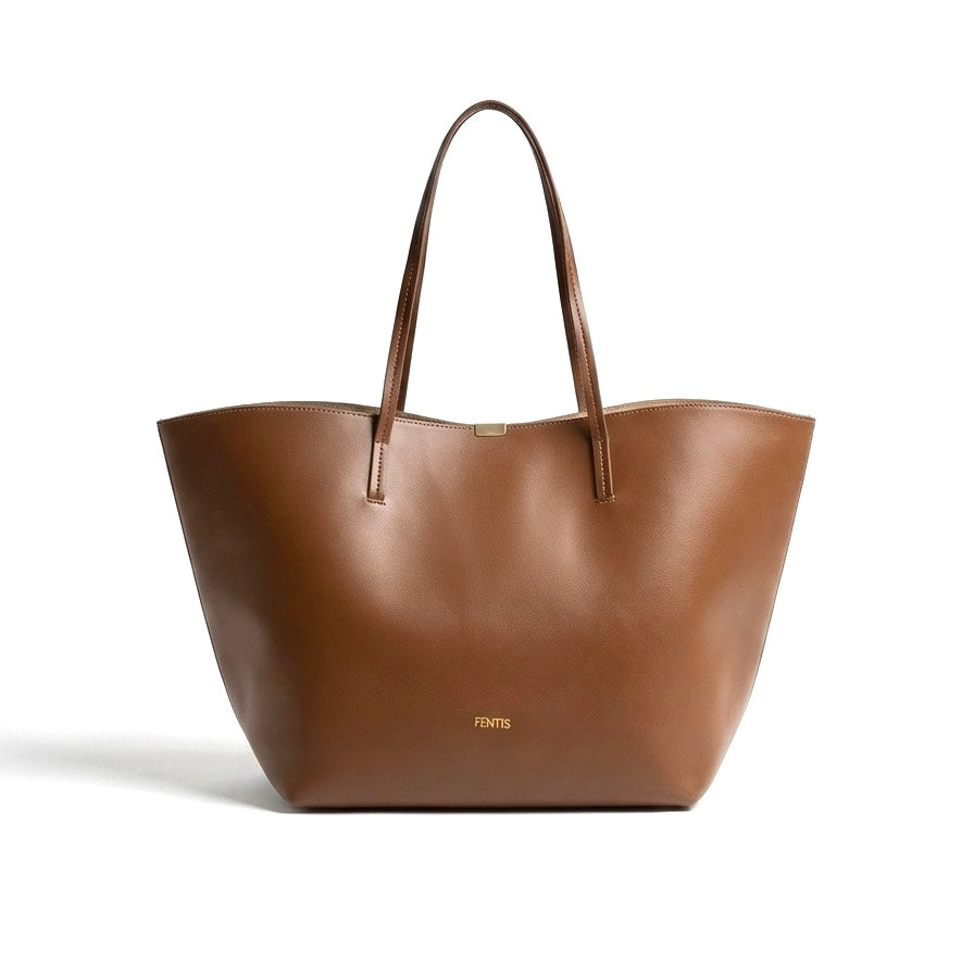 Чанта тип Shopper - Кафяво