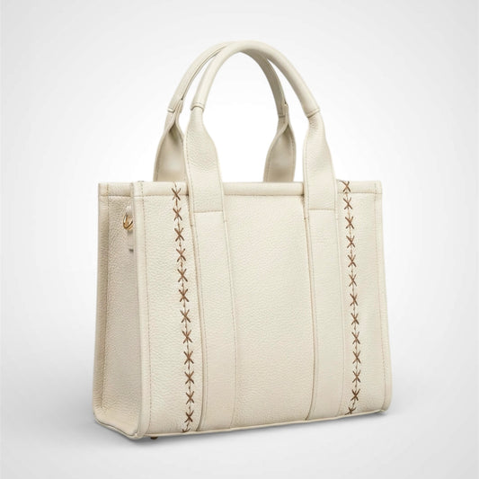 Чанта Tote - Екрю