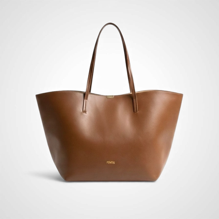 Чанта тип Shopper - Кафяво