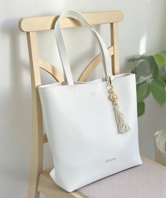 Чанта Shopper в бяло