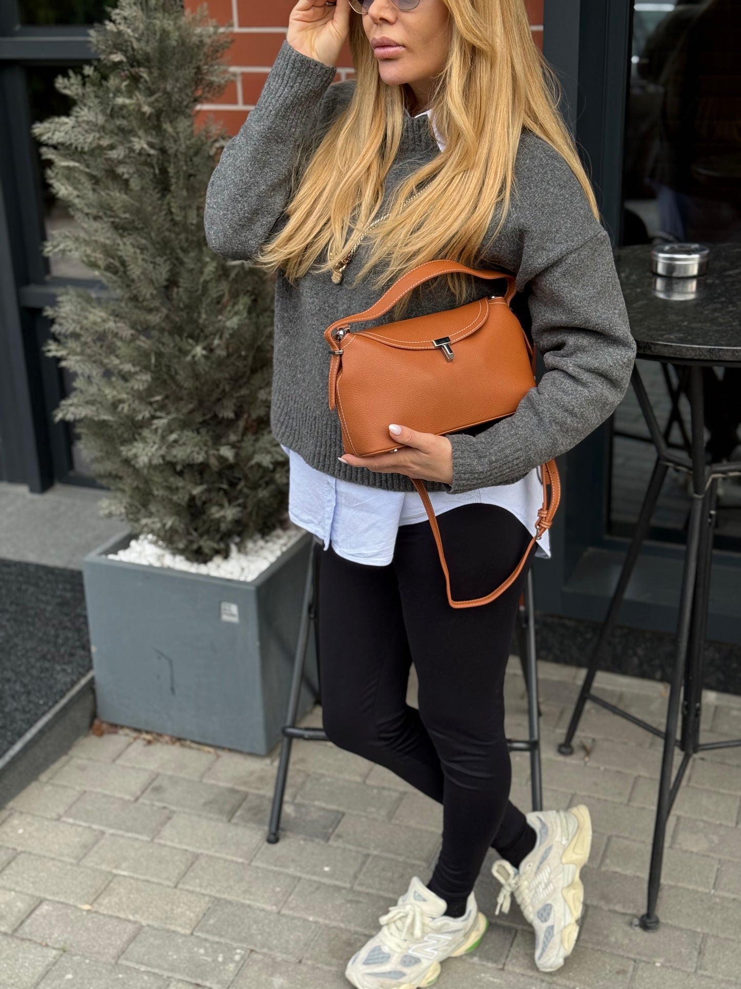 Чанта Eva кафяво