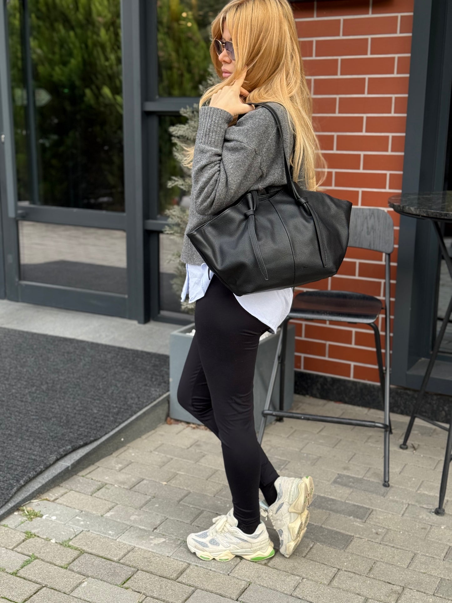 Чанта тип Shopper черно